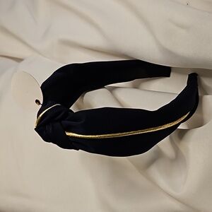 Navy blue turban headband